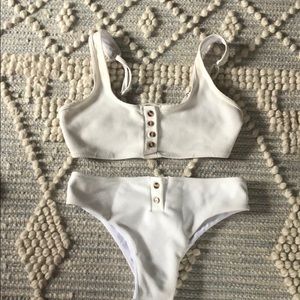 White bikini